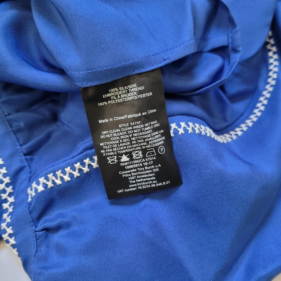 🍒NWT🍒 TORY BURCH 100% SILK BLOUSE - Picture 10 of 10
